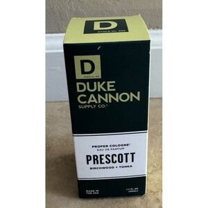 1-Duke Cannon Prescott Proper Cologne Birchwood + Tonka 1.7fl.oz./50ml NEW